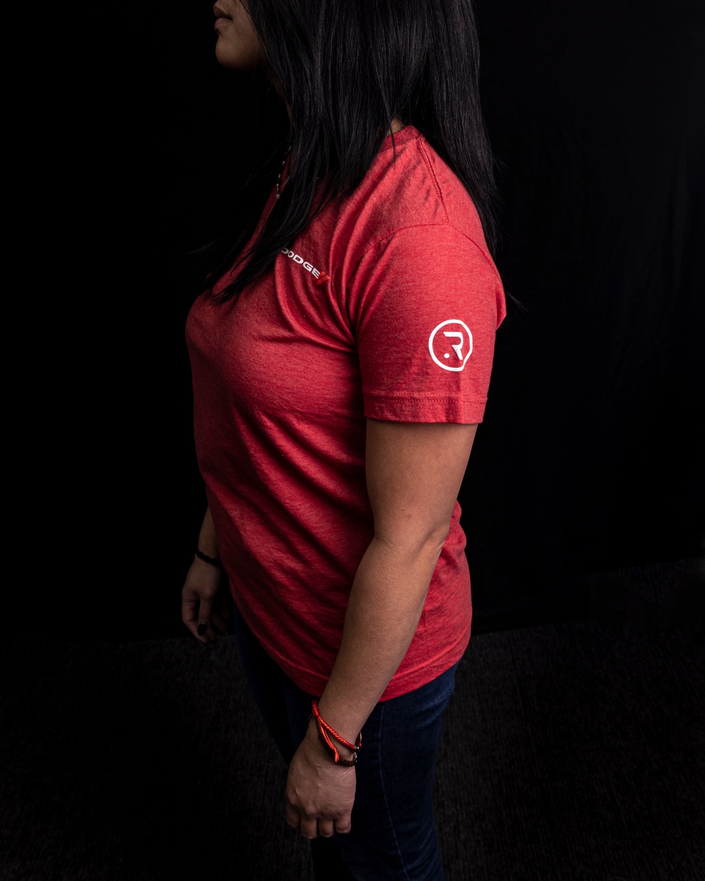 Classic Dodge Tee Heather Red