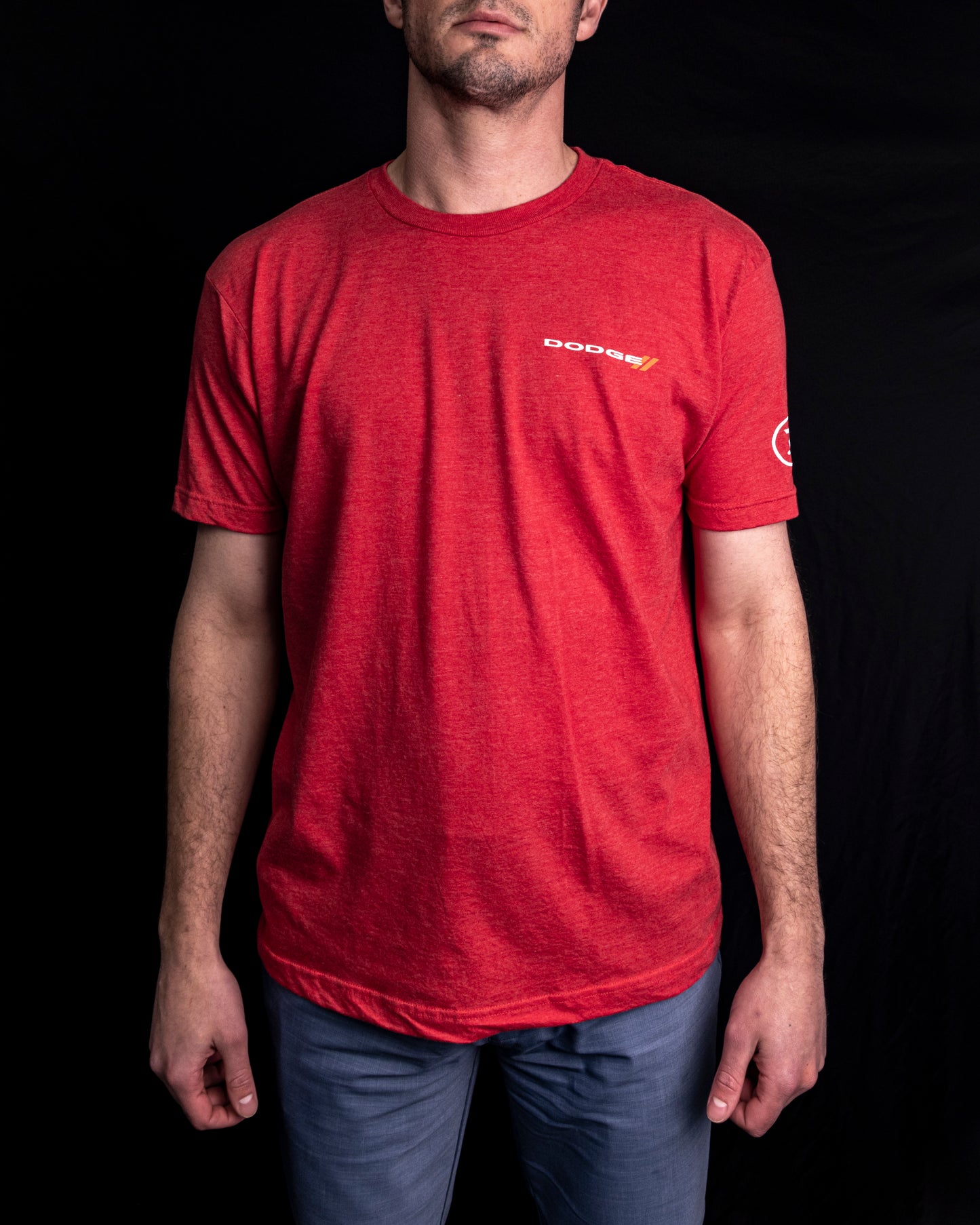 Classic Dodge Tee Heather Red