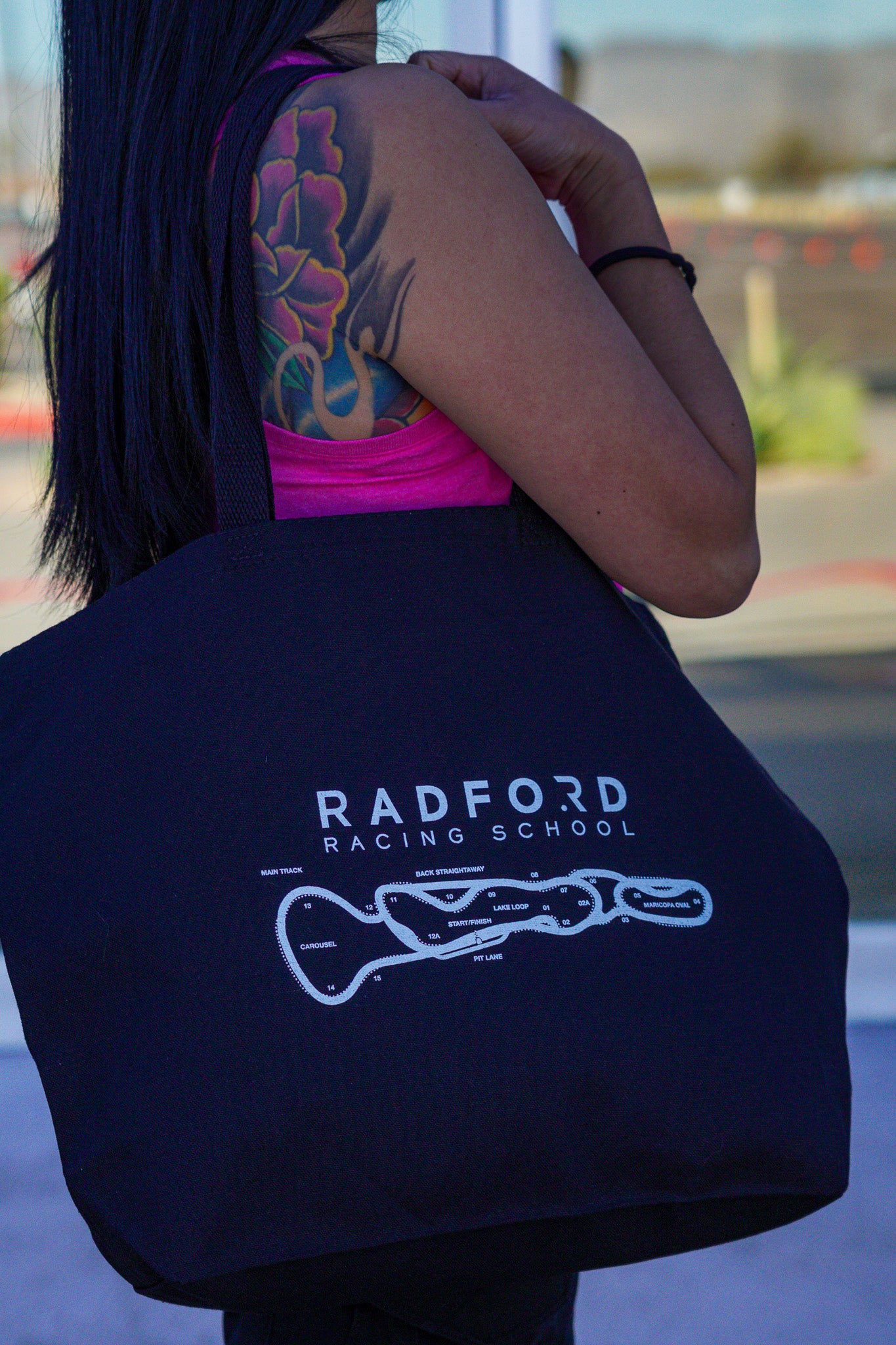Black Track Tote