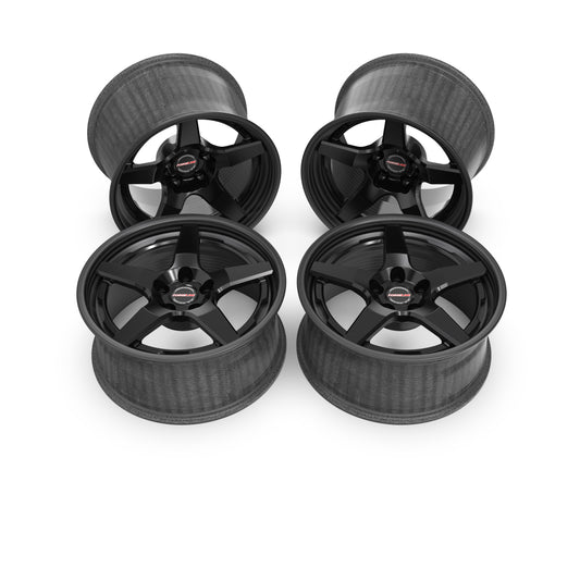 Carbon+Forged LCF200 Wheel & Tire Package 18x8" (2), 17x11" (2) Demon 170