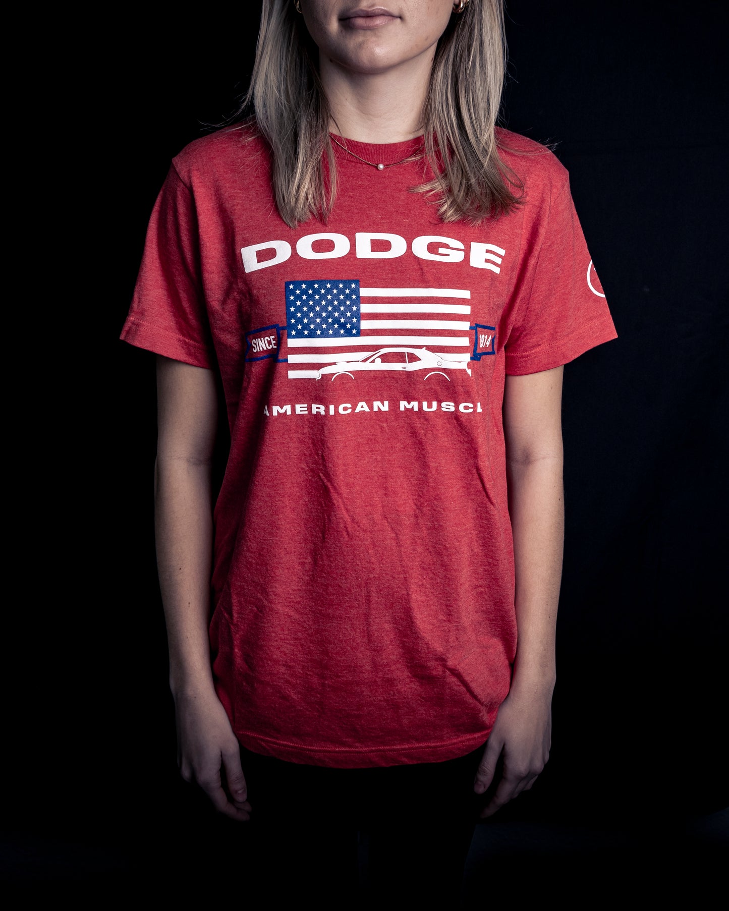 American Muscle Tee Heather Red