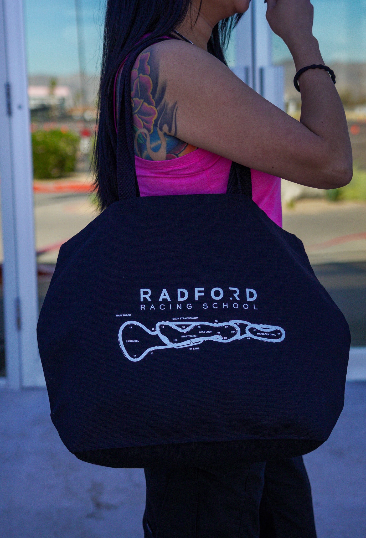 Black Track Tote